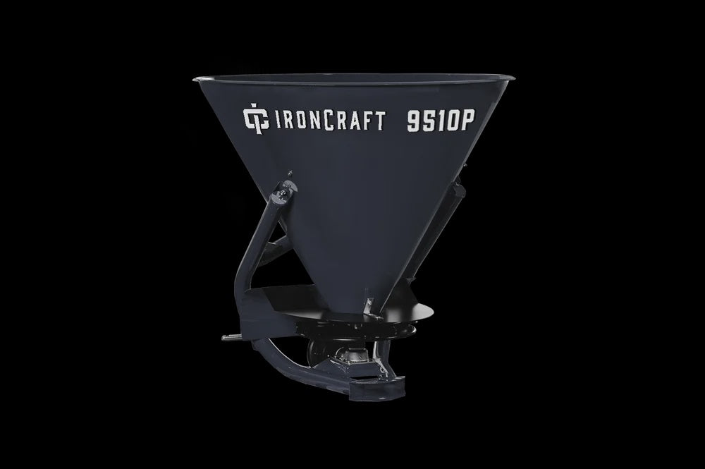 Ironcraft 3 point Hitch Poly Spreader 500 Hopper - 9520P