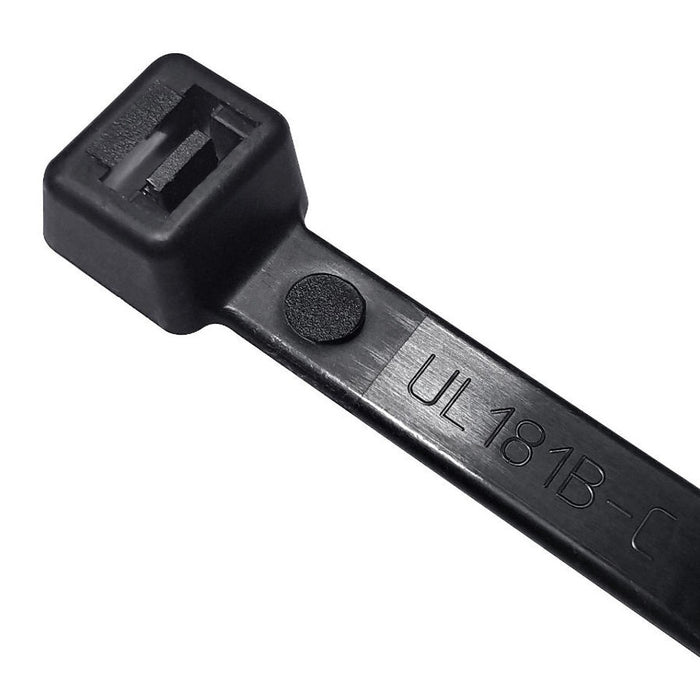 8'' Cable Ties - Black -pack of 100