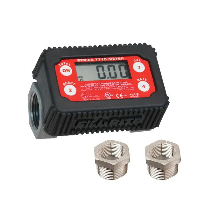 Fill- Rite 2-35 GPM 4-Digit Digital Fuel Transfer Meter - Model TT10AN